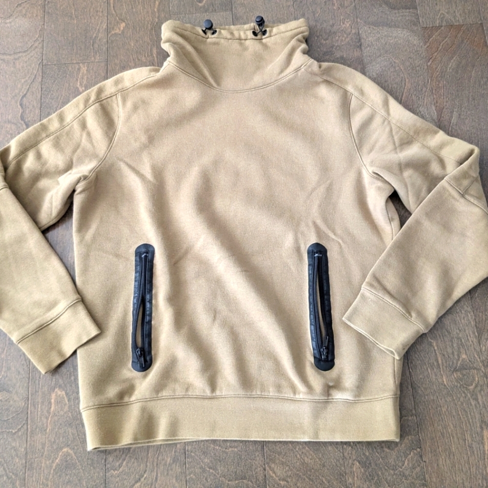H&M Men's Sweatshirt with Cowl neck with Zipper Pockets